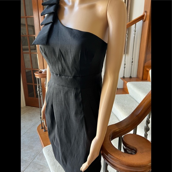 NWOT Betsy Adam Gorgeous Black Cocktail Dress Size10 - Picture 3 of 14